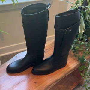 Burberry rain boots